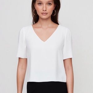 Aritizia Babaton White  Randy Blouse L NWT 🤩